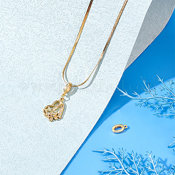 2 шт. 925 овальных кольца с пружинным затвором из стерлингового серебра STER-PH0003-75G