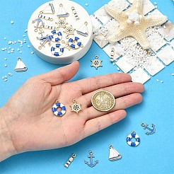 25шт 5 стиля подвески из сплава с эмалью&nbsp;ENAM-YW0008-28