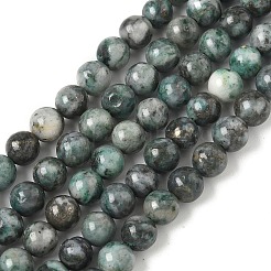 Пряди натуральных диоптазных бусин&nbsp;G-D302-02-6mm