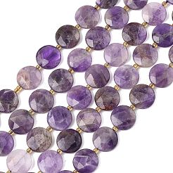 Природный аметист нитей бисера&nbsp;G-A292-A08-01