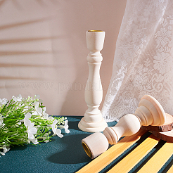 Подсвечник из цельного дерева AJEW-GF0001-77