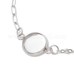 Изготовление браслета-скрепки из нержавеющей стали 304&nbsp;BJEW-JB13071-02