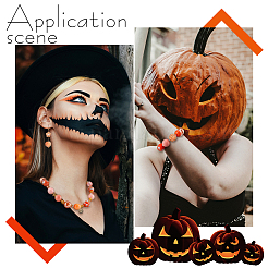 1 набор непрозрачных акриловых бусин MACR-PH0001-51A