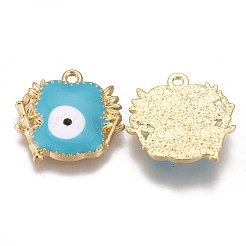 Подвески из экологически чистого сплава с эмалью&nbsp;ENAM-N050-31C-NR