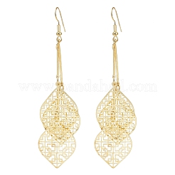 Boucles d'oreilles avec pendentif en alliage&nbsp;EJEW-S260-01D-G