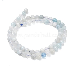 Natürliche Aquamarin Perlen Stränge&nbsp;X-G-F826-B01-6mm