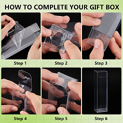 Подарочные коробки из ПВХ для хранения&nbsp;LS-CON-WH0095-110