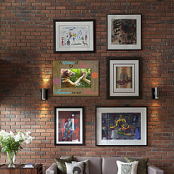 Прямоугольные деревянные рамки для фотографий&nbsp;AJEW-WH20021-021