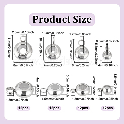 48 шт. 4 стиля 201 трубчатые дужки из нержавеющей стали STAS-UN0063-88