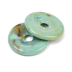 Undurchsichtige Acryl-Imitations-Jade-Anhänger&nbsp;OACR-T033-12B