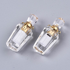 Граненые хрустальные подвески природного кварца&nbsp;G-T131-14H