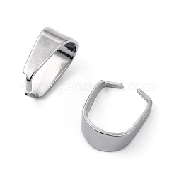 Fermoirs à pression en acier inoxydable 304 résistant au ternissement&nbsp;X-STAS-R048-10x7mm
