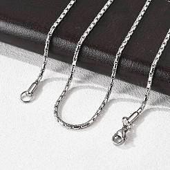 Ожерелья из нержавеющей стали 304&nbsp;NJEW-E080-18P