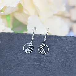 201 серьги-подвески из нержавеющей стали&nbsp;FS-WGC26FA-02