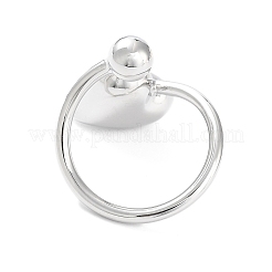 Латунные открытые манжеты для женщин&nbsp;RJEW-D016-07P