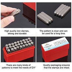 Набор штампов железной печати AJEW-PH0002-05