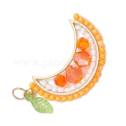 Круглые стеклянные бусины в виде фруктов&nbsp;PALLOY-MZ00864-01