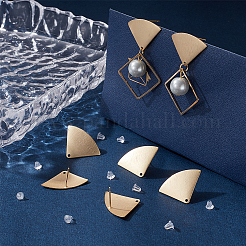 10 шт. латунные серьги-гвоздики KK-BC0011-54