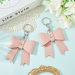 Porte-clés en cuir pu&nbsp;KEYC-WH20816-001P-C