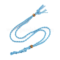 Realizzazione di collane con cursore a forma di sacchetto macramè vuoto con cordoncino cerato intrecciato&nbsp;FIND-C061-01D