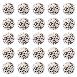 30 pz perle tonde rhinestone della resina&nbsp;OACR-TA0004-28A