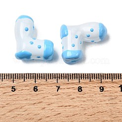 Стеклянные эмалевые бусины ручной работы GLAA-K070-04D