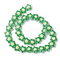 Прозрачные стеклянные бусины LAMP-K037-07A