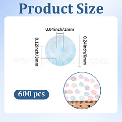 600 Stück Glasperlen&nbsp;SEED-PA0001-17