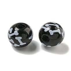 Набивные деревянные европейские бусины WOOD-G022-04D