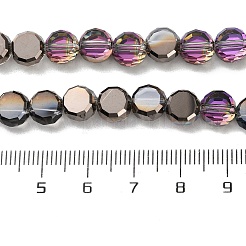 Стеклянные бусины с гальваническим покрытием  EGLA-C010-01A-HP01