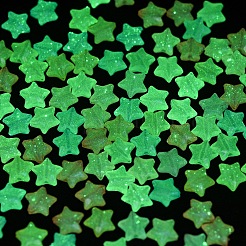 Светящиеся акриловые бусины&nbsp;OACR-YW0001-86