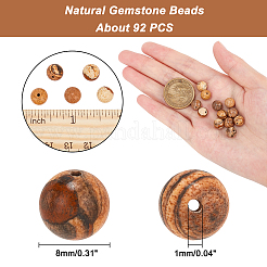 Природных драгоценных камней бисер нитей&nbsp;G-AR0003-80