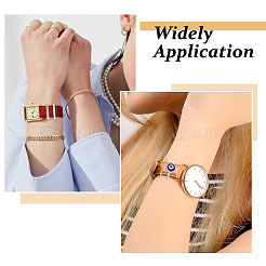 12 Stück 3 Farben Legierung Uhrenarmband Charms für Uhrenschlaufen Zubehör&nbsp;FIND-FH0017-64