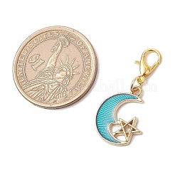 Подвесные украшения из сплава эмали&nbsp;HJEW-JM03289