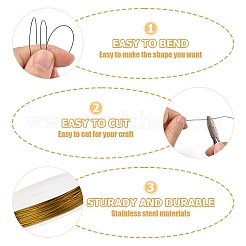 3 рулон 3-х цветной проволоки для рукоделия «хвост тигра» FIND-YW0007-80