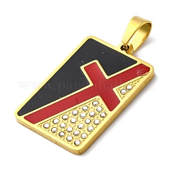 Подвески из нержавеющей стали 304 с эмалью&nbsp;STAS-S163-16G