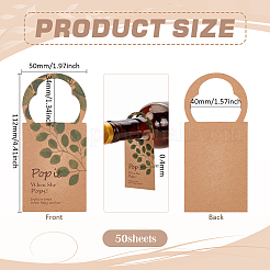 Etiqueta de papel para copa de vino&nbsp;LS-AJEW-WH0009-98