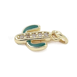 Латунные микро проложить кубического циркония подвески&nbsp;LS-KK-K368-04A-G