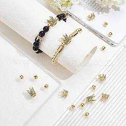 60 шт. Латунные бусины&nbsp;KK-NB0001-51G