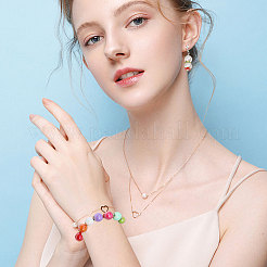 96 pièces 16 styles de capuchons de perles en alliage émaillé&nbsp;FIND-CA0011-46