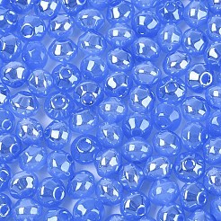 Непрозрачные цветные стеклянные бусины&nbsp;SEED-N007-34I