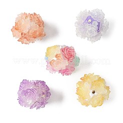 10шт 10 цвета бусины из смолы&nbsp;RESI-FS0002-24B