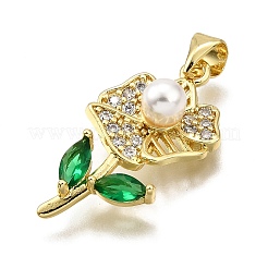 Стойки обшивки латунь микро проложить Циркон подвеску KK-K401-54G