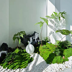 150 г искусственных камней из мха&nbsp;DJEW-SP0001-22B