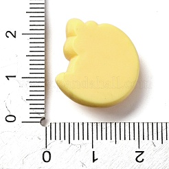 樹脂カボション  きいろ  兎  20.5x18.5x8.5mm&nbsp;CRES-Z010-03M