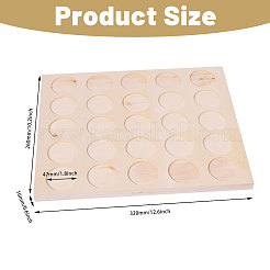 Деревянный поднос для пряжи AJEW-WH0473-44