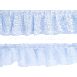 5 ярд двойной полиэстеровой кружевной отделки для украшения шитья OCOR-GF0005-06A