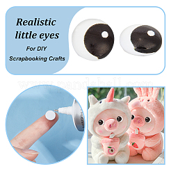 144 шт. 24 стеклянных кукольных глаз-кабошонов DIY-OC0011-83B