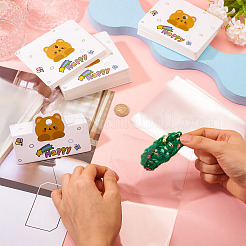 100 шт. прямоугольных прозрачных полипропиленовых целлофановых пакетов&nbsp;CDIS-TA0001-38B