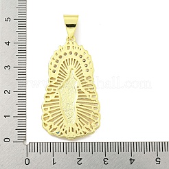 Покрытие стойки латунь микропаве прозрачные подвески из кубического циркония KK-B091-21G-01